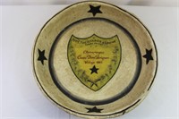 Large Paper Mache Bowl Don Perignon