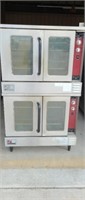 South Bend stainless steel commercial double oven,
