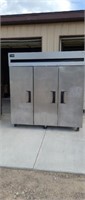 Delfield 6000 XL stainless steel 3 door freezer,