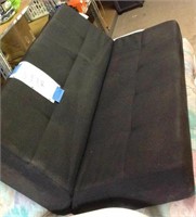 NW) IKEA FOLDING COUCH BED, BLACK WITH FEET LEGS,