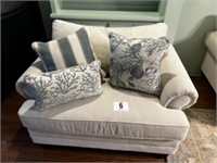 Upholstered Chair & Throw Pillows (Marches #5)