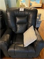 New Leather Lift Chair & Throw Pillow