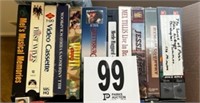 (12) Miscellaneous VHS Tapes