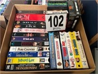 Box of Miscellaneous VHS Tapes