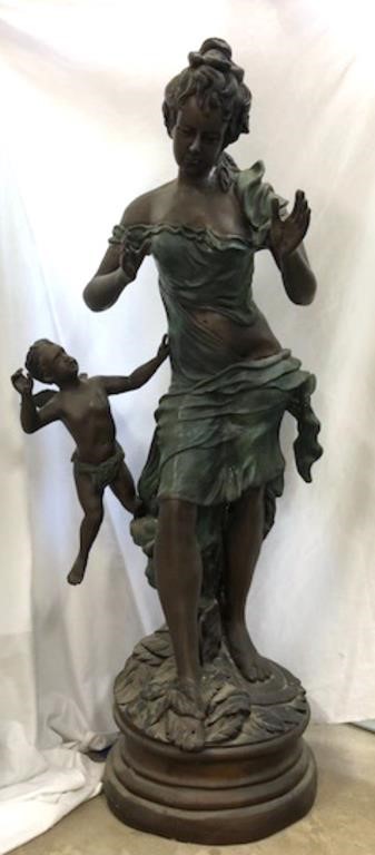 Int'l Antique Bronze Sculptures No Buyers Premium (*on most