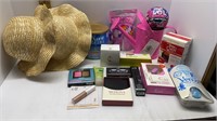 17PC NEW MAKEUP & CHILDS HATS-WATERCAN-BALL-SIMILC