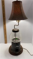 VINTAGE GUMBALL MACHINE MADE INTO A LAMP