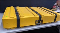 42X8X24 ART AND OR CLOTHING LUGGAGE ON 2 CASTERS