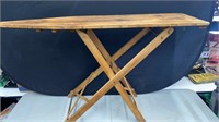VINTAGE IRONING BOARD FROM CLINTON , MAINE