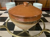 SCHAFER LARGE BOWL WITH LID