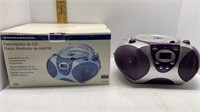 AM/FM/CD STEREO BOOMBOX FROM DURABRAND IN BOX