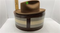 BRENT SZ.7 HAT WITH LEE HATS BOX