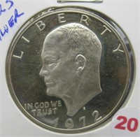 1972-S Silver Eisenhower Dollar.