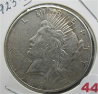 1923-S Peace Silver Dollar.