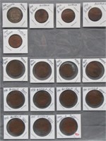 (16) Australia Coins Including: 1914 two
