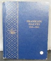Complete Franklin Silver Half Dollar Album from