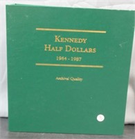 Partial Kennedy Half Dollar Album from 1964 to