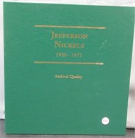 Complete Jefferson Nickel Album from 1938 to