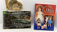 SHIRLEY TEMPLE CRAYONBOOK & COLLECTABLE DOLL BOOK