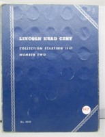 Complete Lincoln Cent Album from 1941 to 1964.