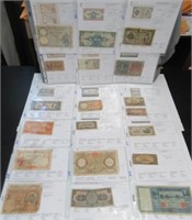 (20) Assorted Foreign Currency Including: Italy,