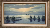 Wysman oil on canvas, Huile sur toile 24" x 48"