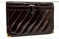Older Leather of the Sea Eel Skin Attache