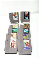 10 NES Nintendo Cartridges