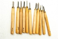 11 Wood Handled Wood Carving Chip Knives