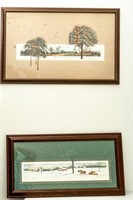 2 Nice D Morgan Country Home Prints -Summer/Winter