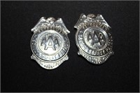 Two - AAA School Safety Patrol Badges