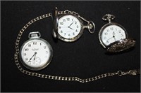 Three Pocket Watches