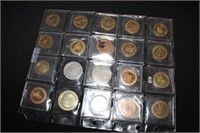 20 Metal Casino Tokens