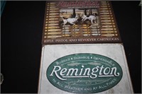 Two Remington Metal Signs