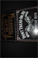 Vietnam and Don's Tread on Me Metal Signs