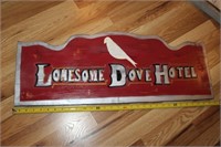 Lonesome Dove Hotel Sign