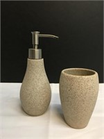Ceramic Dispenser and Cup