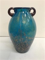 Double Handled Murano Glass Vase