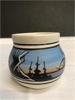 Hand Painted Naatsalid Pottery Vase