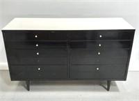 Vintage MCM B&W  American Martinsville dresser