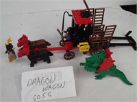 Vintage Lego Dragon Wagon