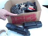 Large Train lot.  Heavy set with Tracks and