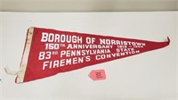 1962 Norristown Fire Dept Pennant