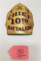 FDNY Gold Leaf Fire Helmet Front