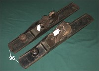 Pair Stanley No. 8 iron jointer planes