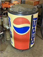 90's Pepsi Ice Cooler with Spout & Castors