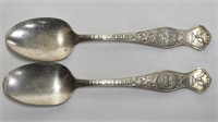 California and Oregon Silver Collectable Spoons