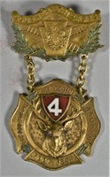1914 Rescue Steam Fire Co York PA Badge