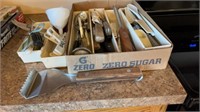 Lot of knives and serving utensils
