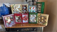 Boxes of ornaments